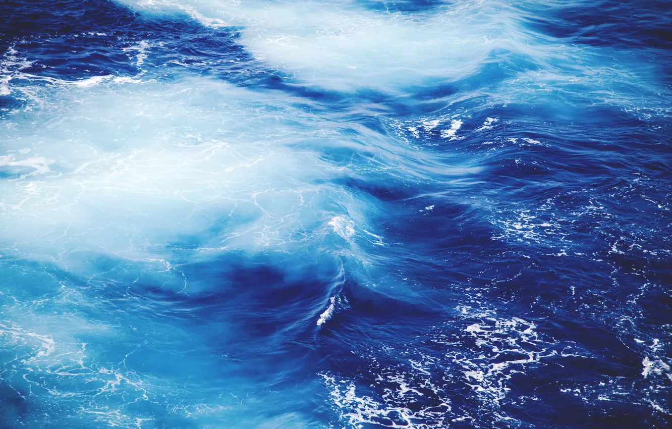 Photo wallpaper sea, ocean, blue, water