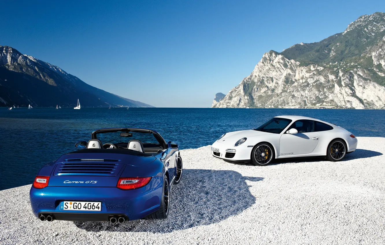 Photo wallpaper 911, Porsche, duo, Carrera, GTS