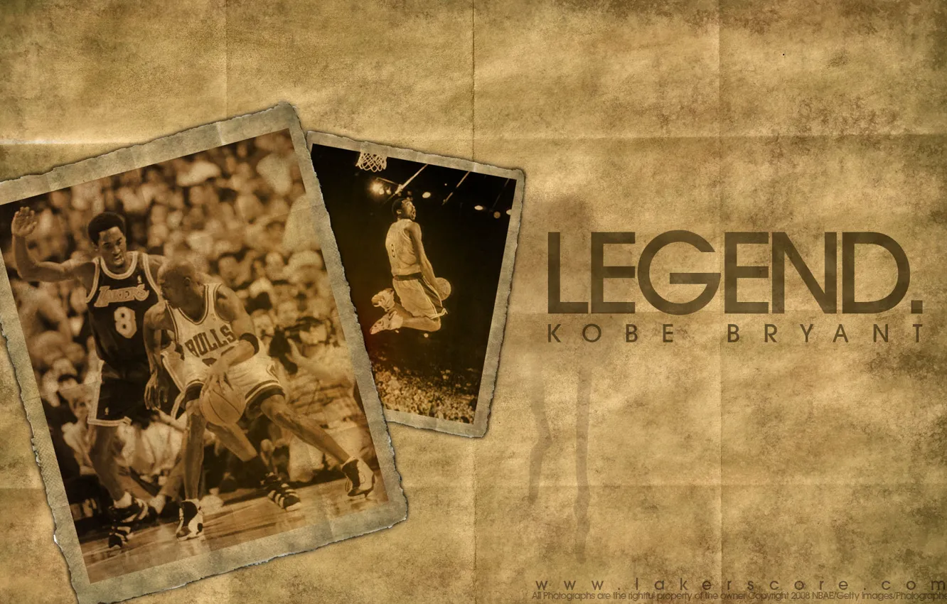 Photo wallpaper NBA, Kobe Bryant, legends