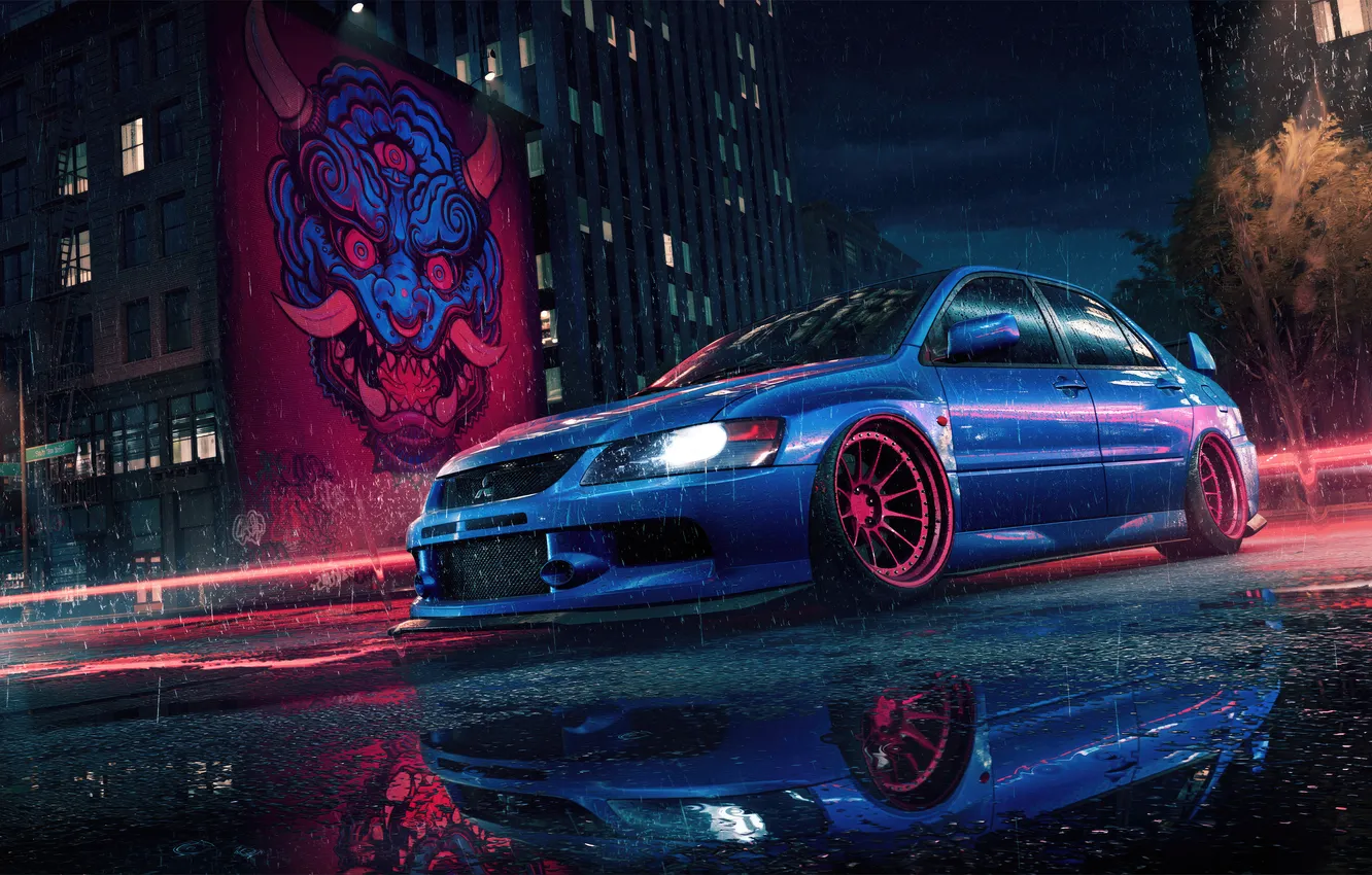 Photo wallpaper Mitsubishi, Lancer, NFS, Need for Speed, nfs, WRC, Evo, Mitsubishi Lancer Evolution IX