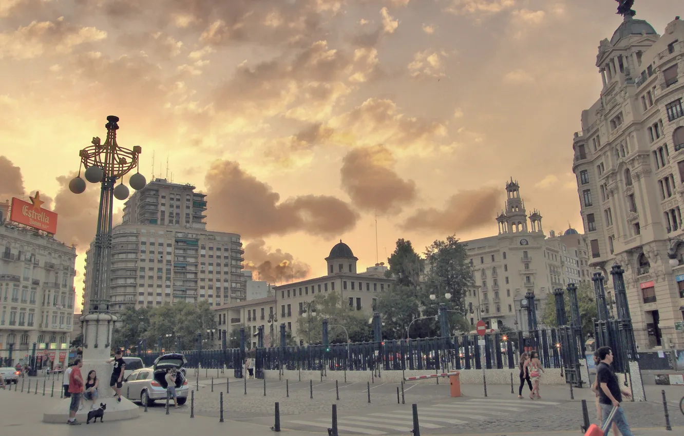 Photo wallpaper city, Valencia, Spain