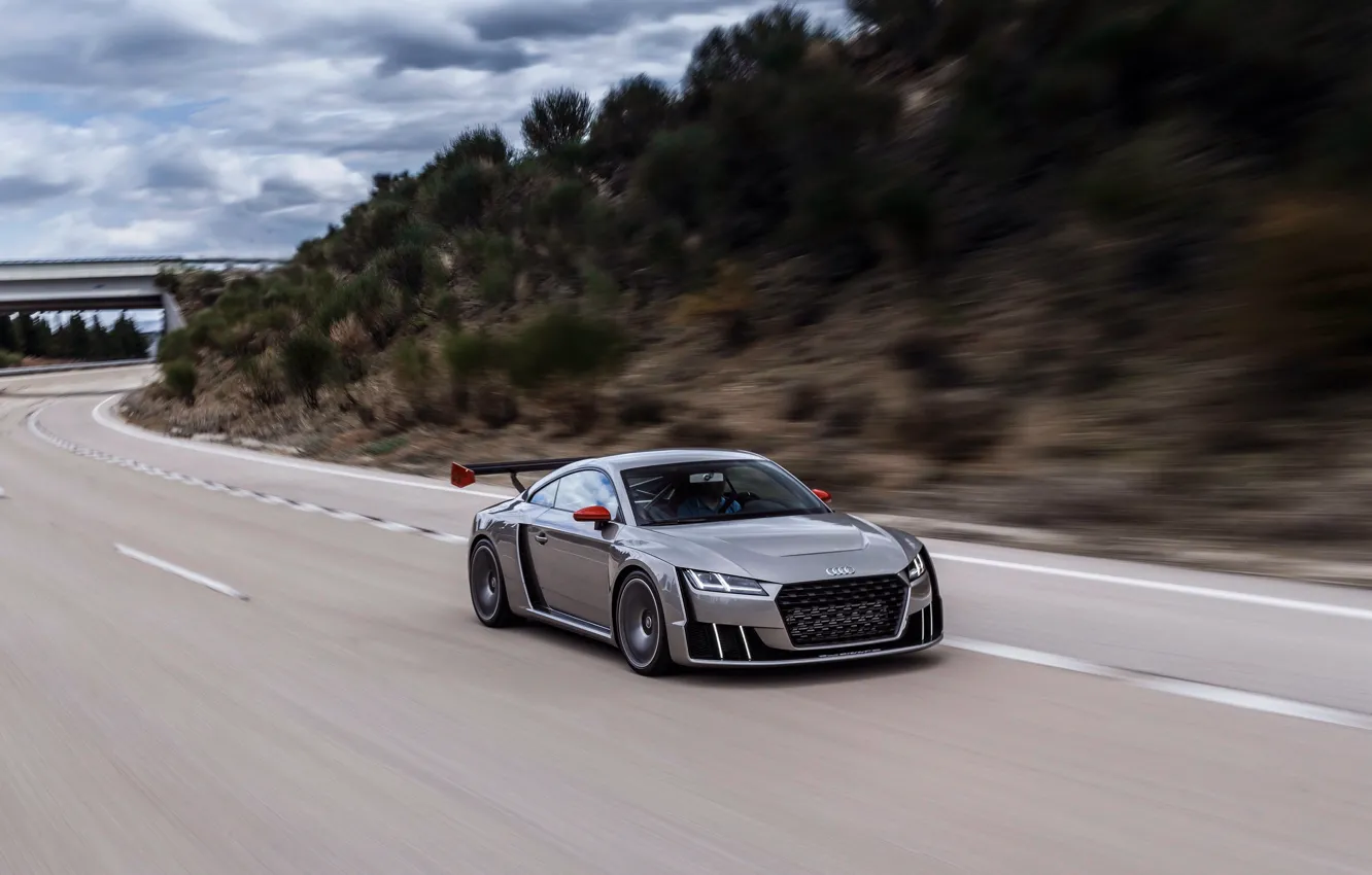 Photo wallpaper car, auto, Concept, Audi, Audi, road, speed, TT