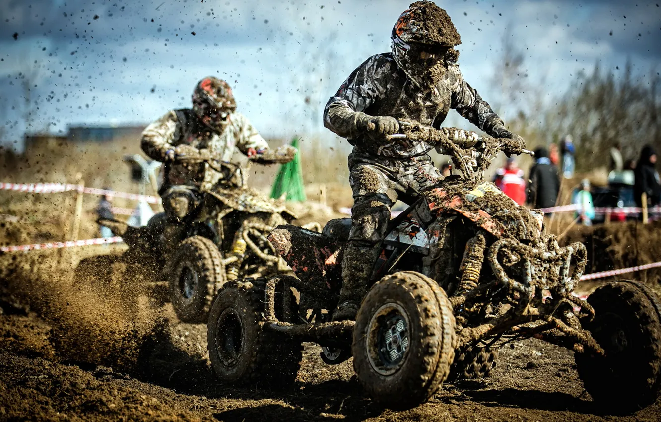 Photo wallpaper race, sport, dirt
