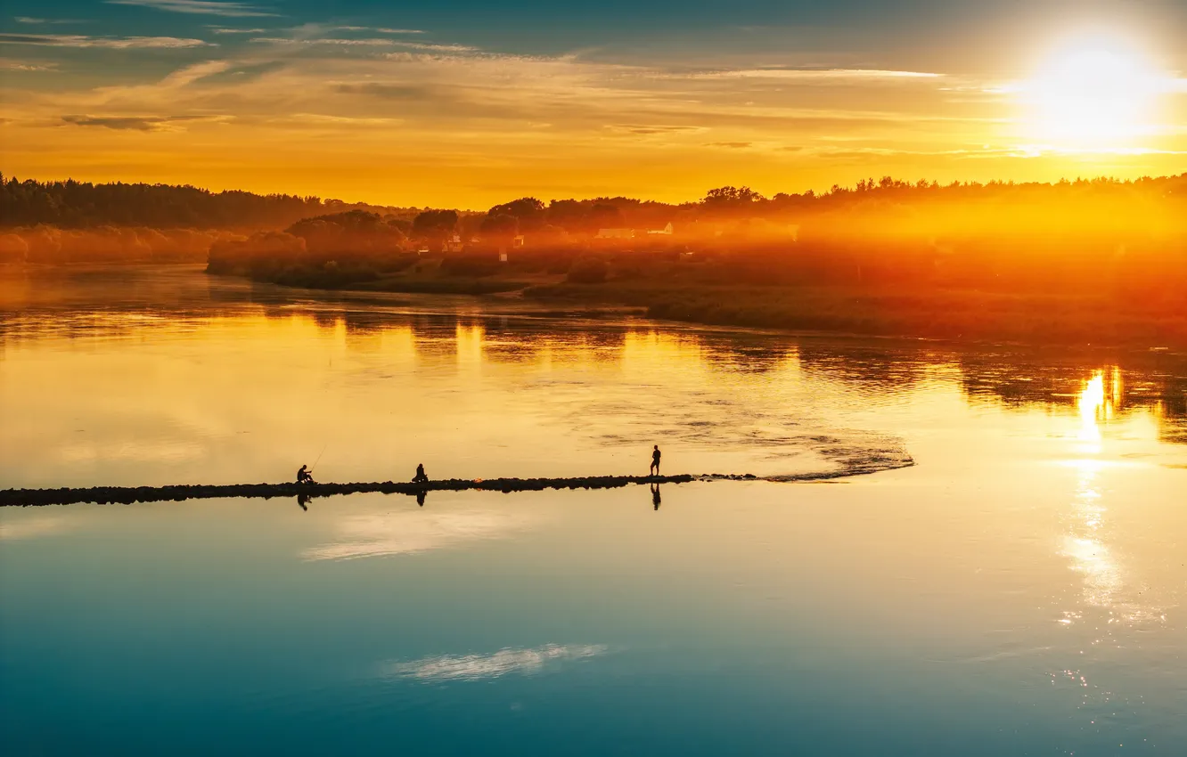 Photo wallpaper Lithuania, Kaunas, Lampreys