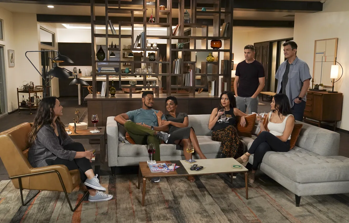 Photo wallpaper the series, Nathan Fillion, Jenna Dewan, beginner, Eric Winter, Jenna Duan, Melissa O'neil, Melissa O'neil