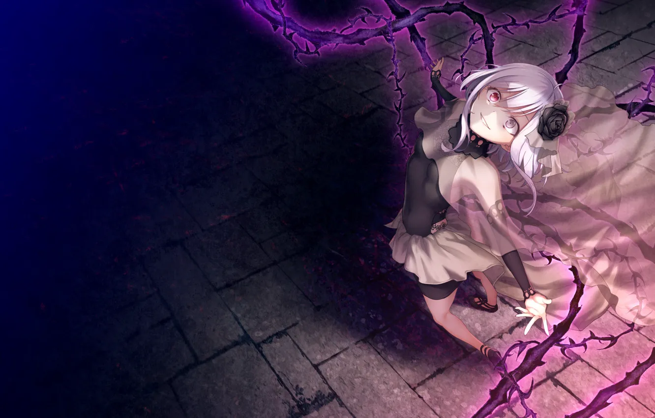 Photo wallpaper eyes, girl, games, anime, art, vine, Deep Oone