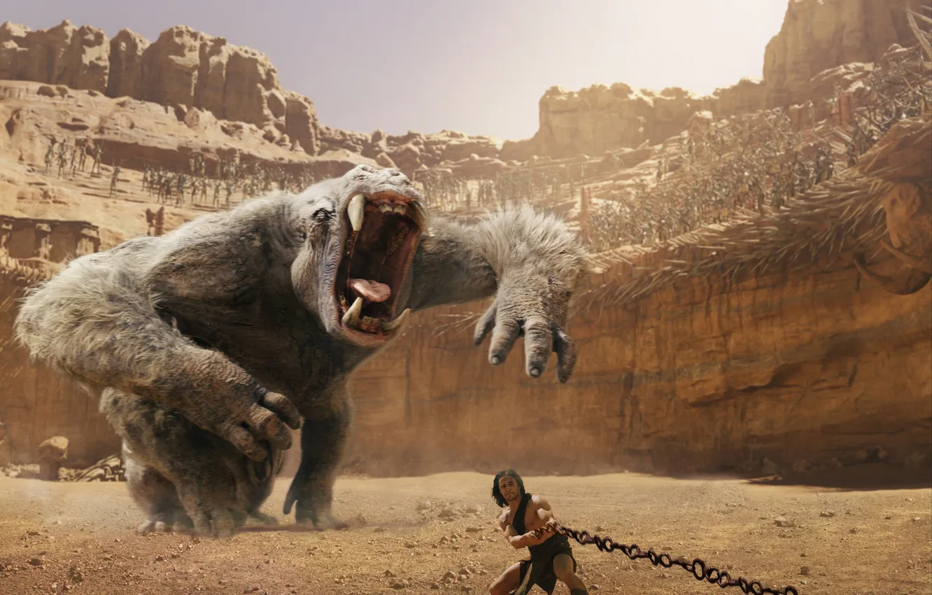 Photo wallpaper fiction, monster, arena, John Carter