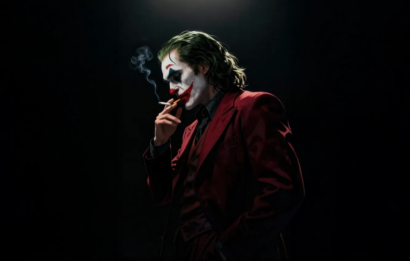 Photo wallpaper purple, nightmare, joker