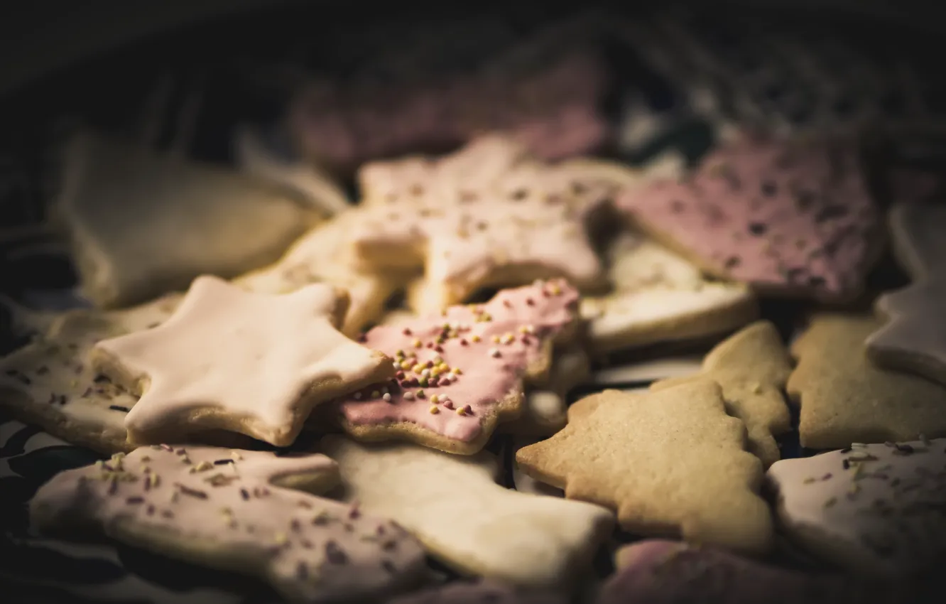 Photo wallpaper childhood, holiday, cookies, Association