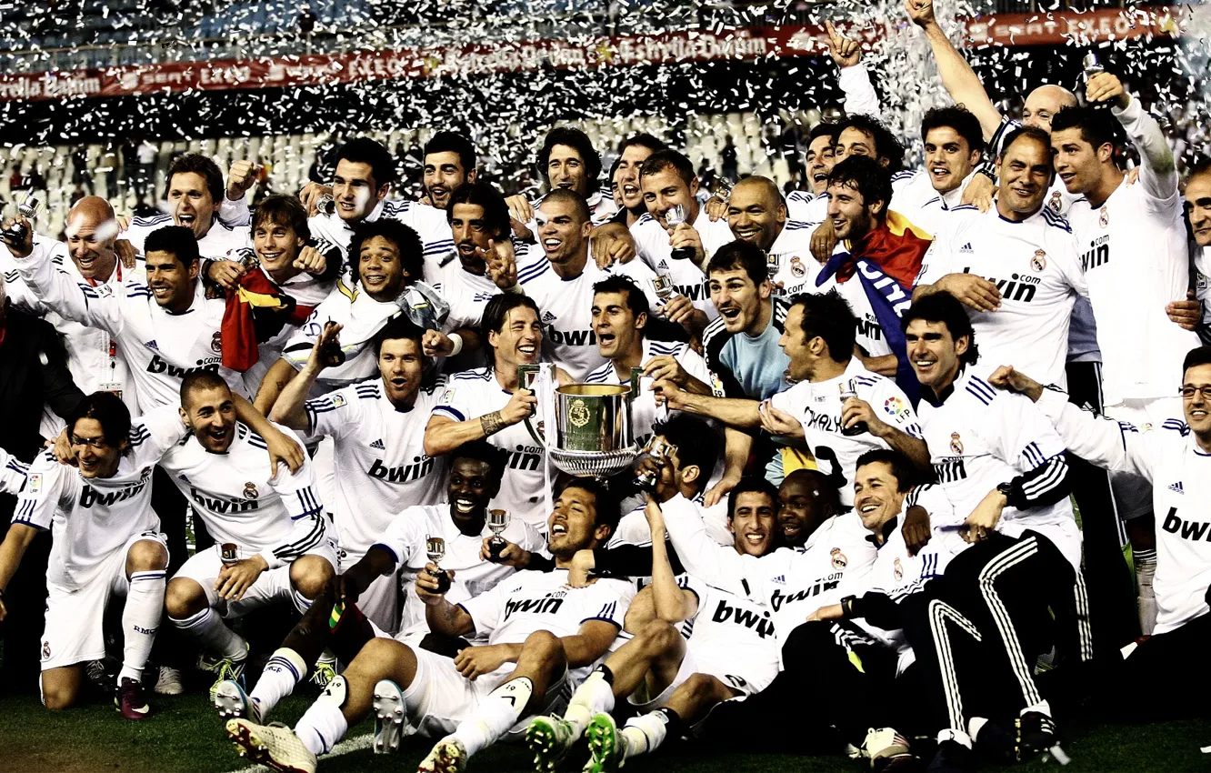 Photo wallpaper Real Madrid, Real madrid, copa del rey