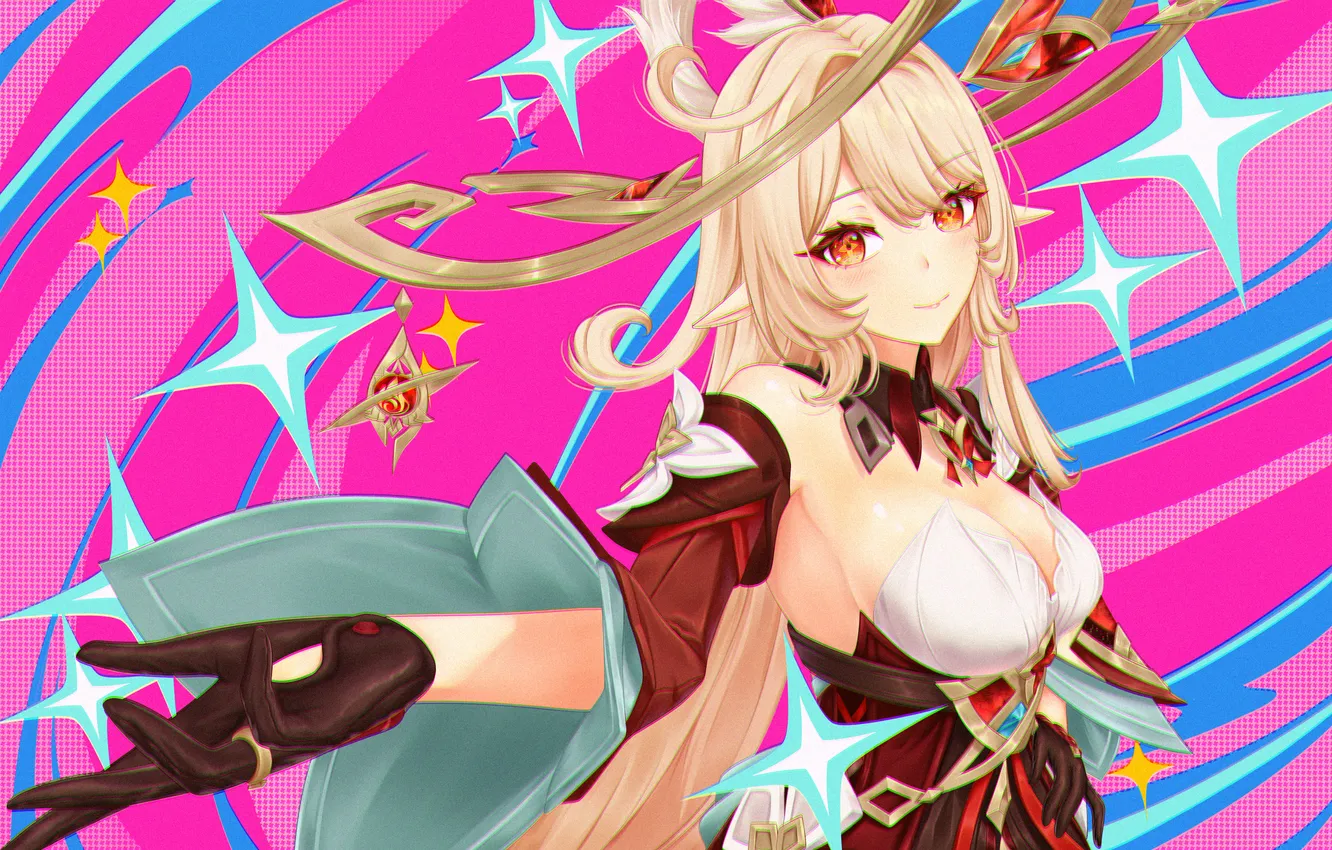 Photo wallpaper girl, Shine, art, genshin impact, user nvrw2483, alice