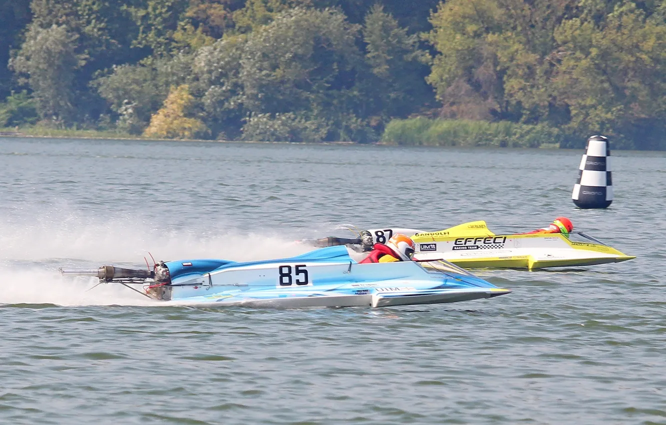 Photo wallpaper race, boat, speed