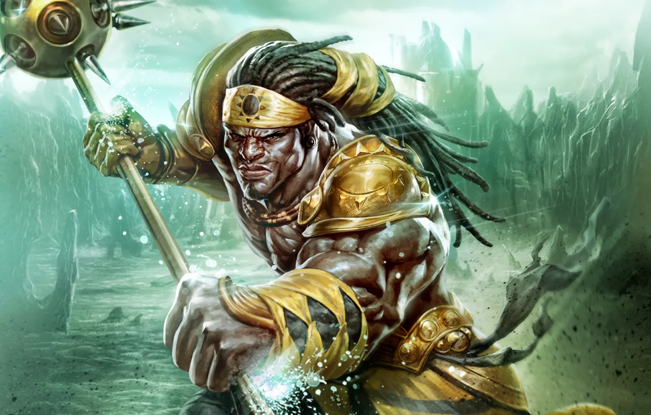 Photo wallpaper warrior, RPG, Deep Silver, Keen Games, Sacred 3