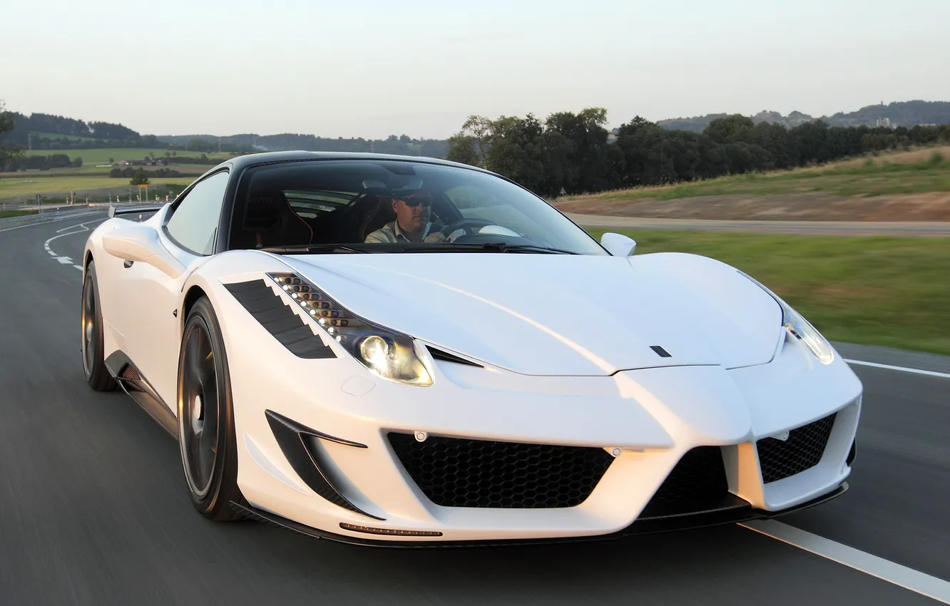 Photo wallpaper Ferrari, supercar, Ferrari, 458, the front, Mansory, Siracusa