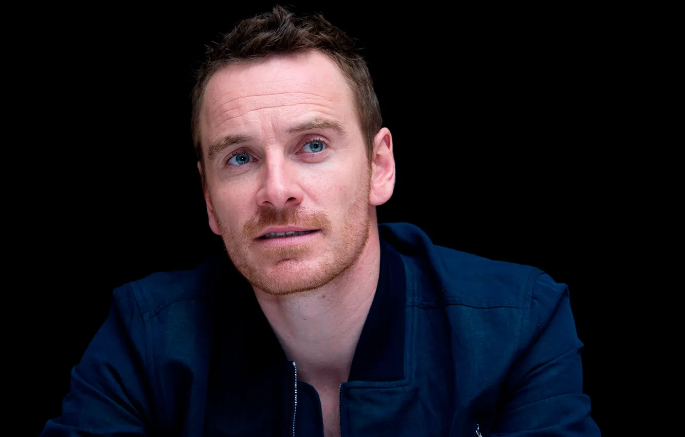 Photo wallpaper Michael Fassbender, X-men:Days of future past, press conference of the film