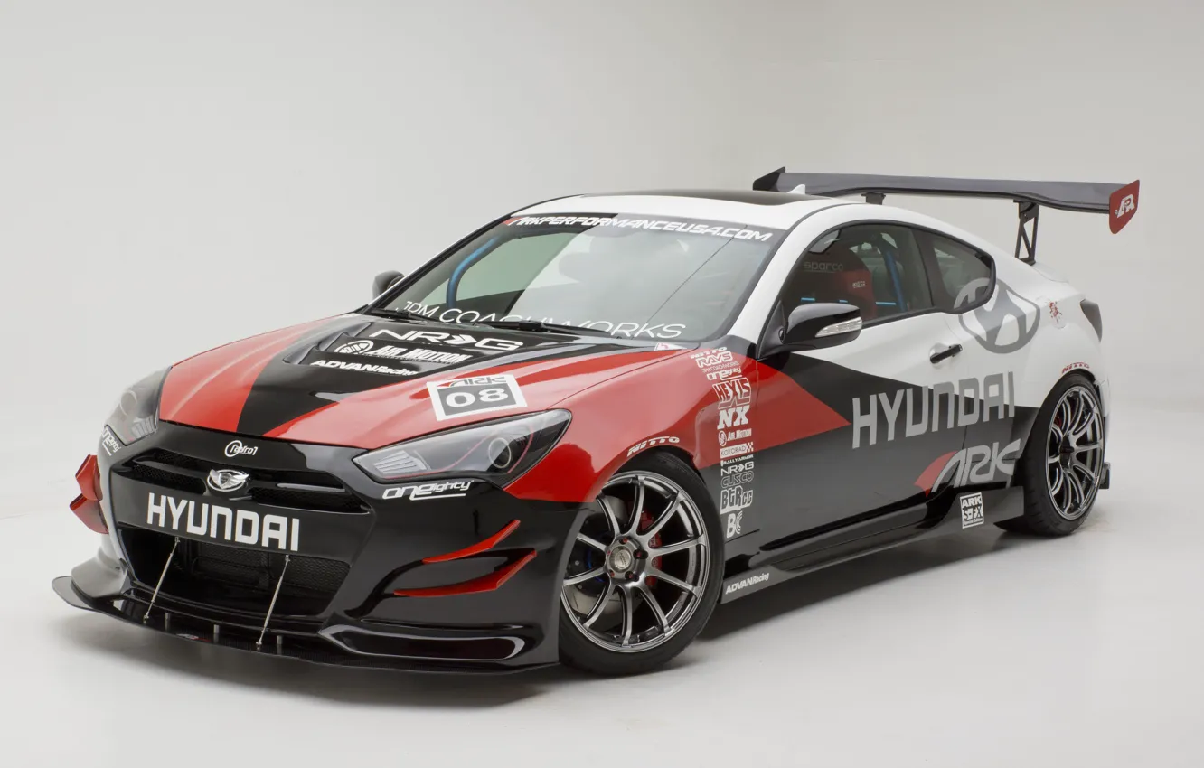 Photo wallpaper Hyundai, cars, Coupe, tuning, Genesis