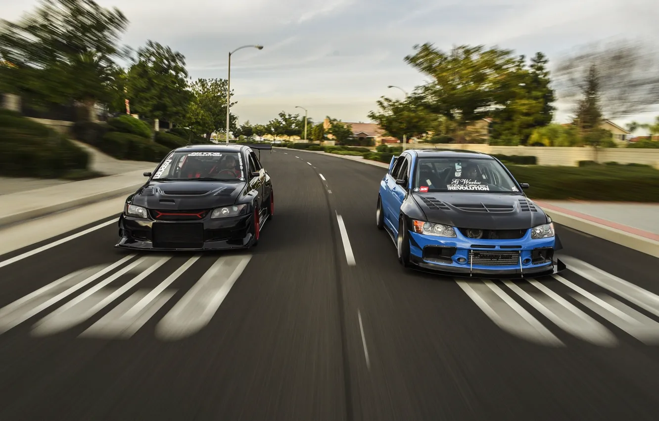 Photo wallpaper turbo, black, mitsubishi, japan, jdm, tuning, lancer, evolution