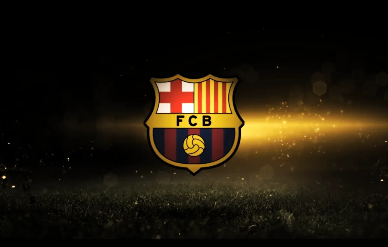Photo wallpaper logo, football, Barcelona, Barcelona