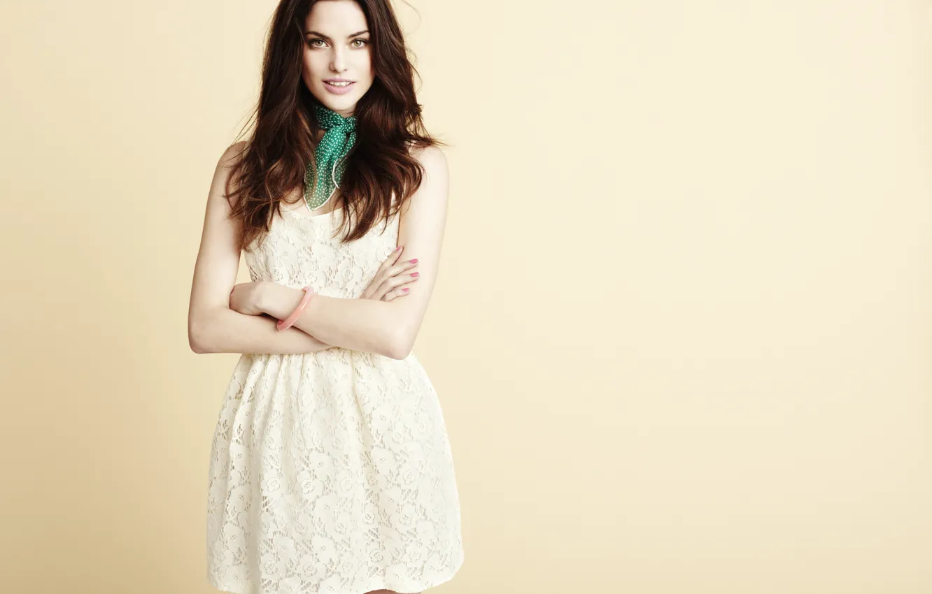 Photo wallpaper girl, model, dress