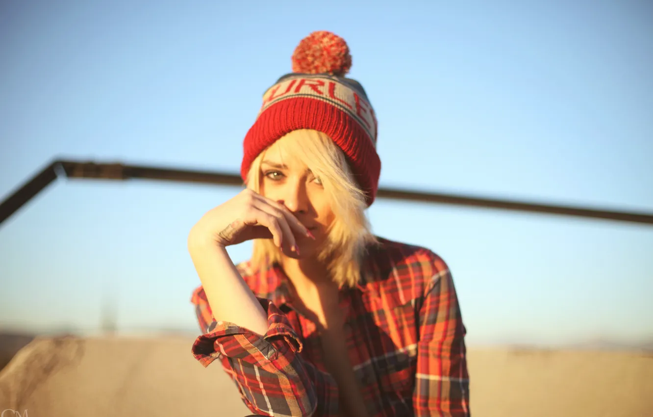 Photo wallpaper girl, woman, model, tattoo, blonde, tattoos, female, Alysha Nett