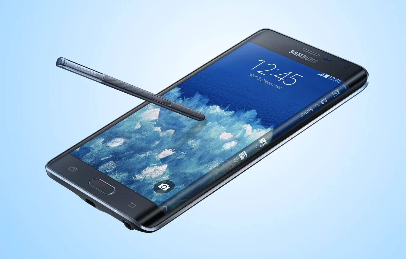 Photo wallpaper Galaxy, Samsung, Note Edge