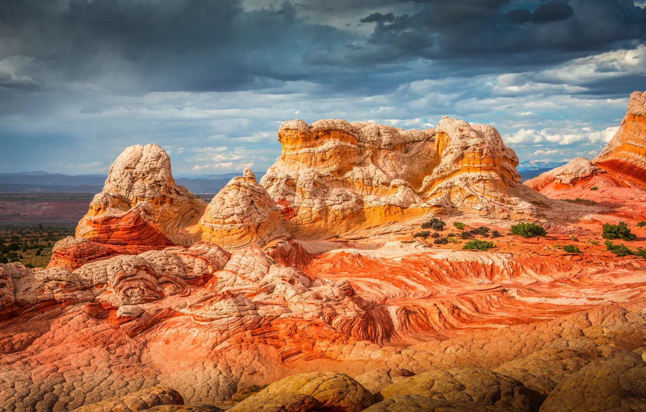 Photo wallpaper clouds, landscape, mountains, nature, beauty, space, America