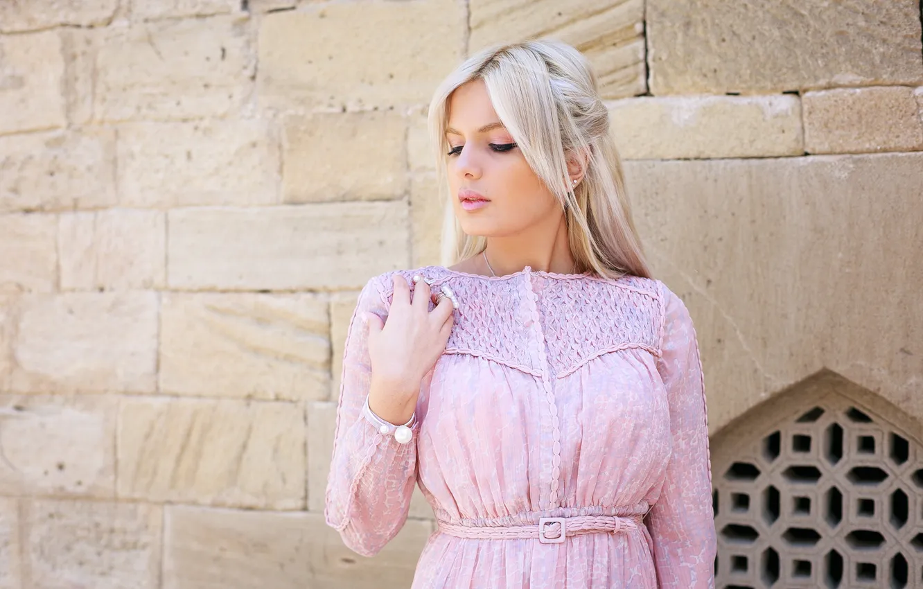 Photo wallpaper summer, girl, face, background, hair, cutie