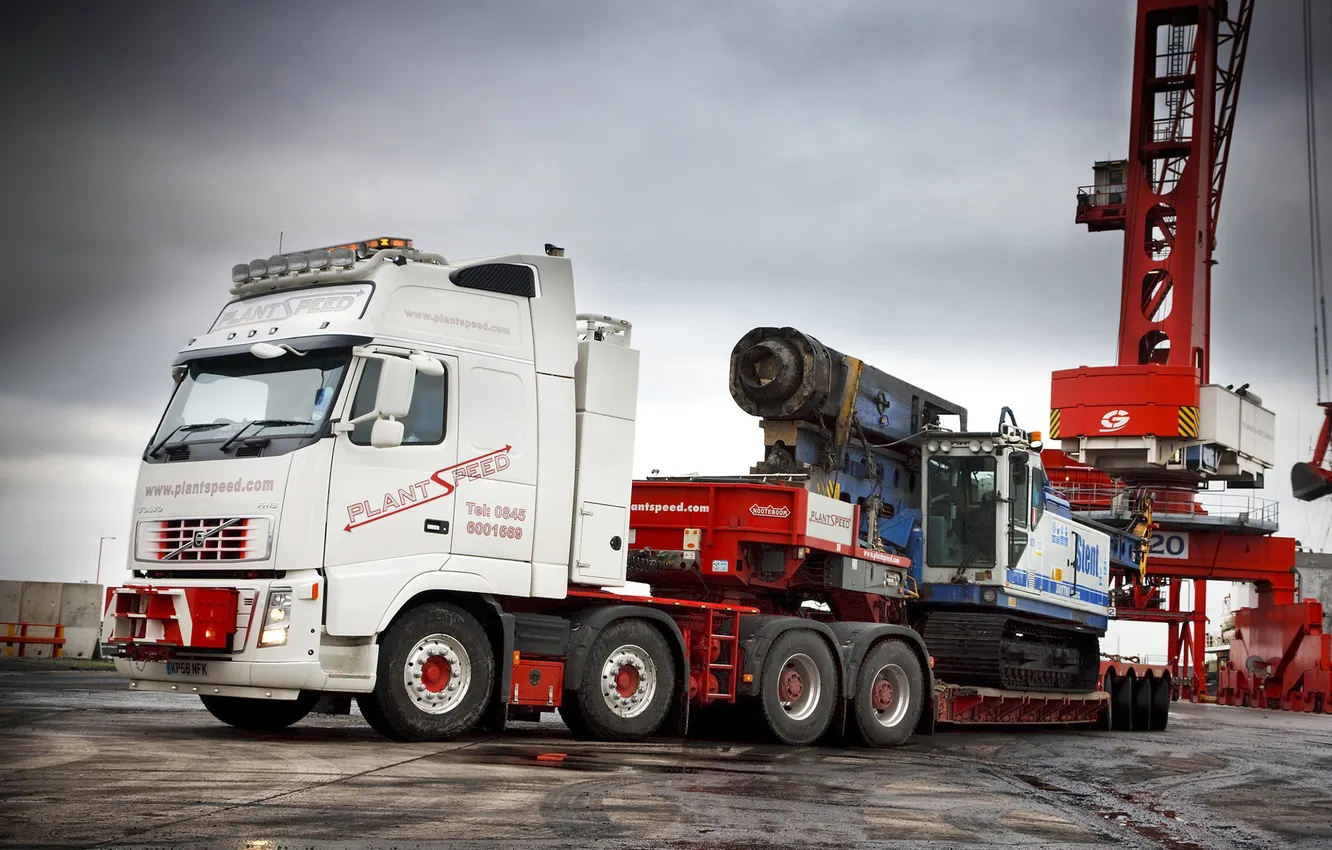 Photo wallpaper auto, transport, Volvo, Truck, UK, car, Sweden, transportation