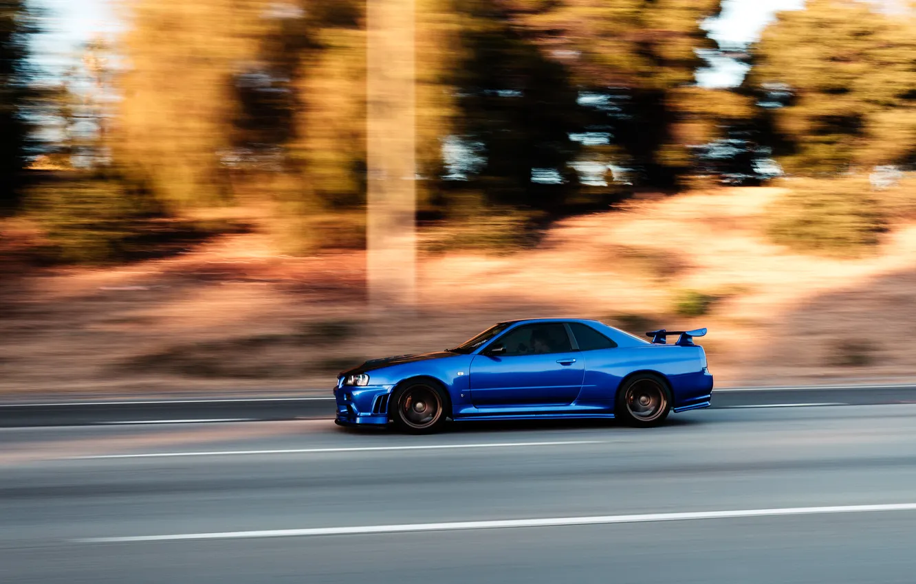 Photo wallpaper car, Nissan, Supercar