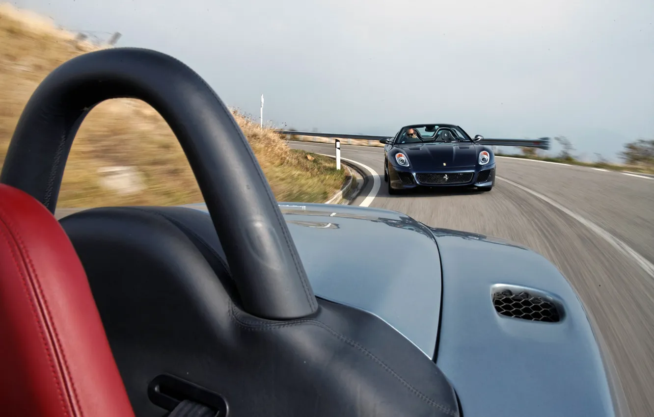 Photo wallpaper Ferrari, speed, Ferrari SA Aperta, Ferrari 550 Barchetta Pininfarina