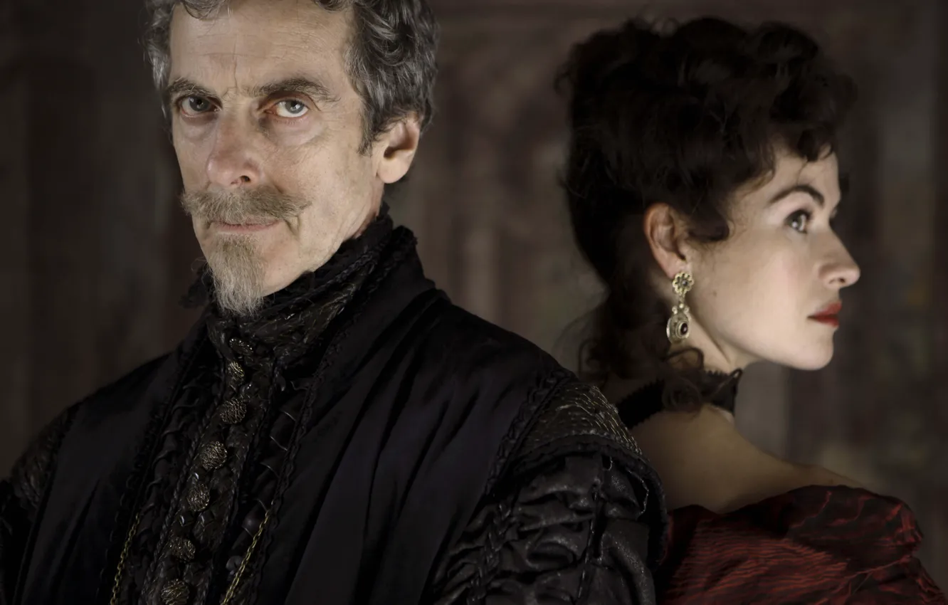 Photo wallpaper the series, the Musketeers, The Musketeers, Peter Capaldi, Maimie McCoy, Milady, Cardinal Richelieu