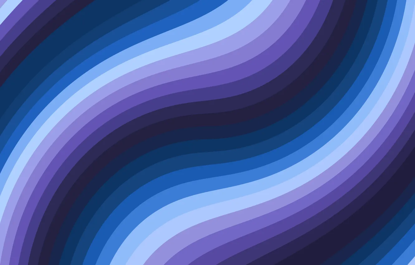 Photo wallpaper wave, blue, abstraction, background, blue, fioletowy