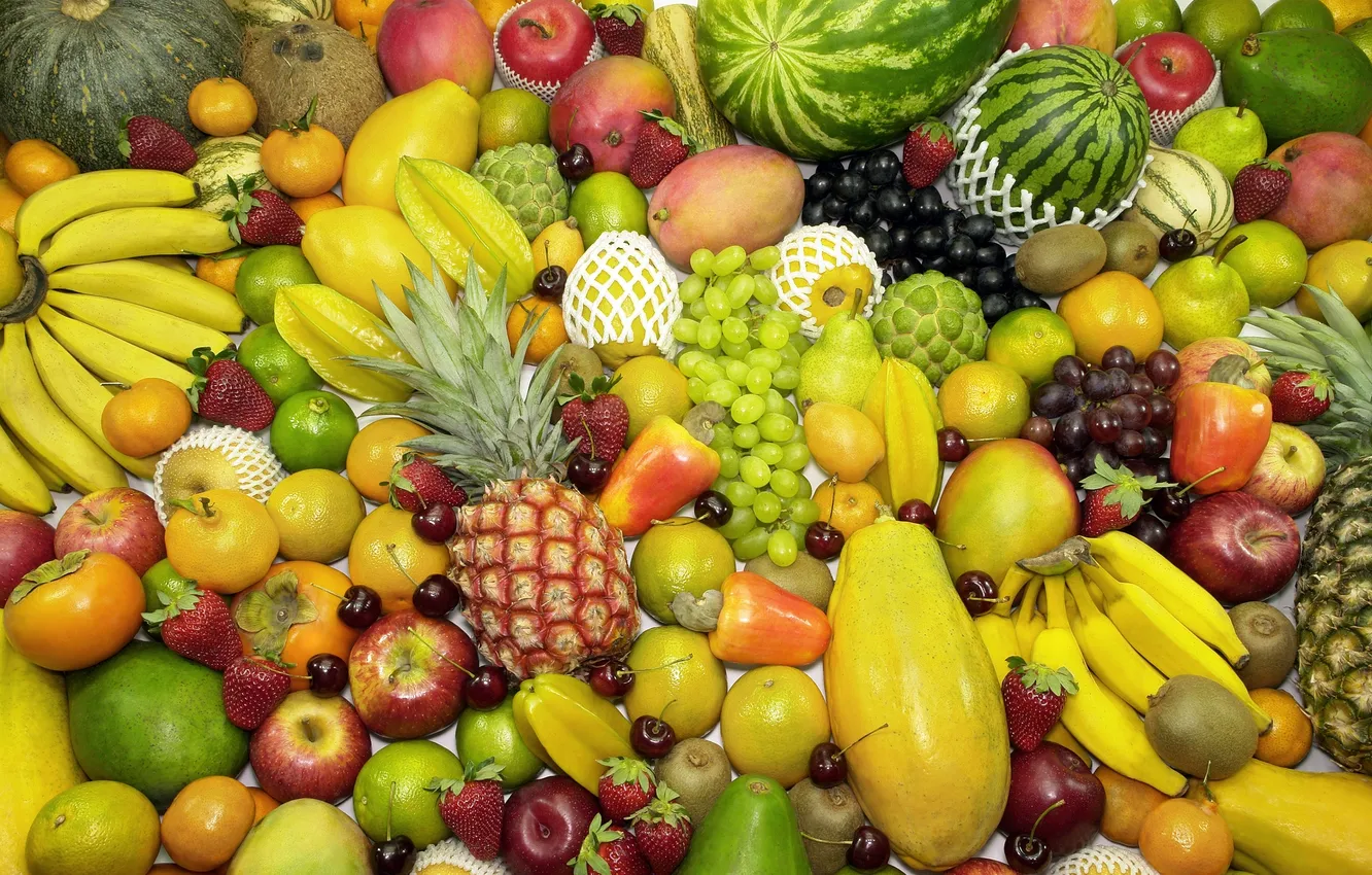 Photo wallpaper food, fruit, plant