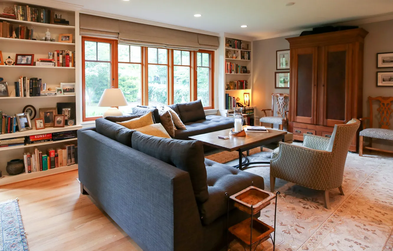 Photo wallpaper design, style, room, interior, living room, Louisville, Louisville, Kokinda Home