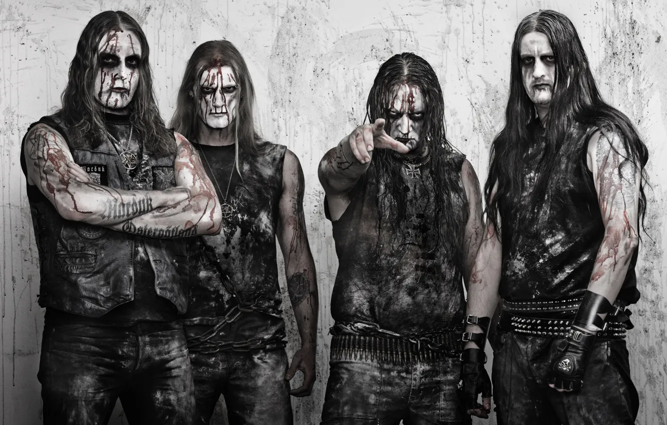 Photo wallpaper black metal, Marduk, Marduk
