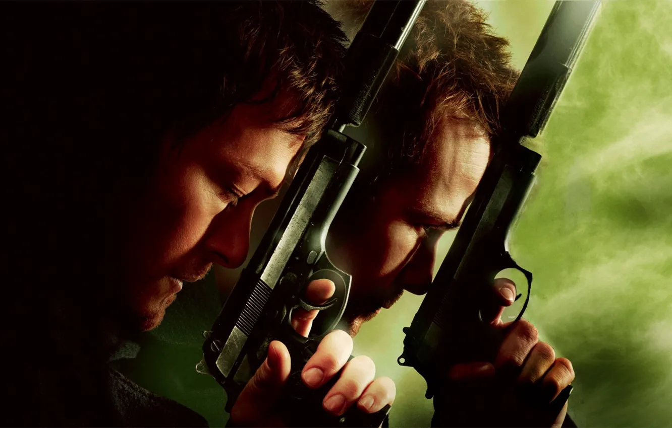 Photo wallpaper gun, weapons, male, Guns, Boondock saints, Boondock Saints II