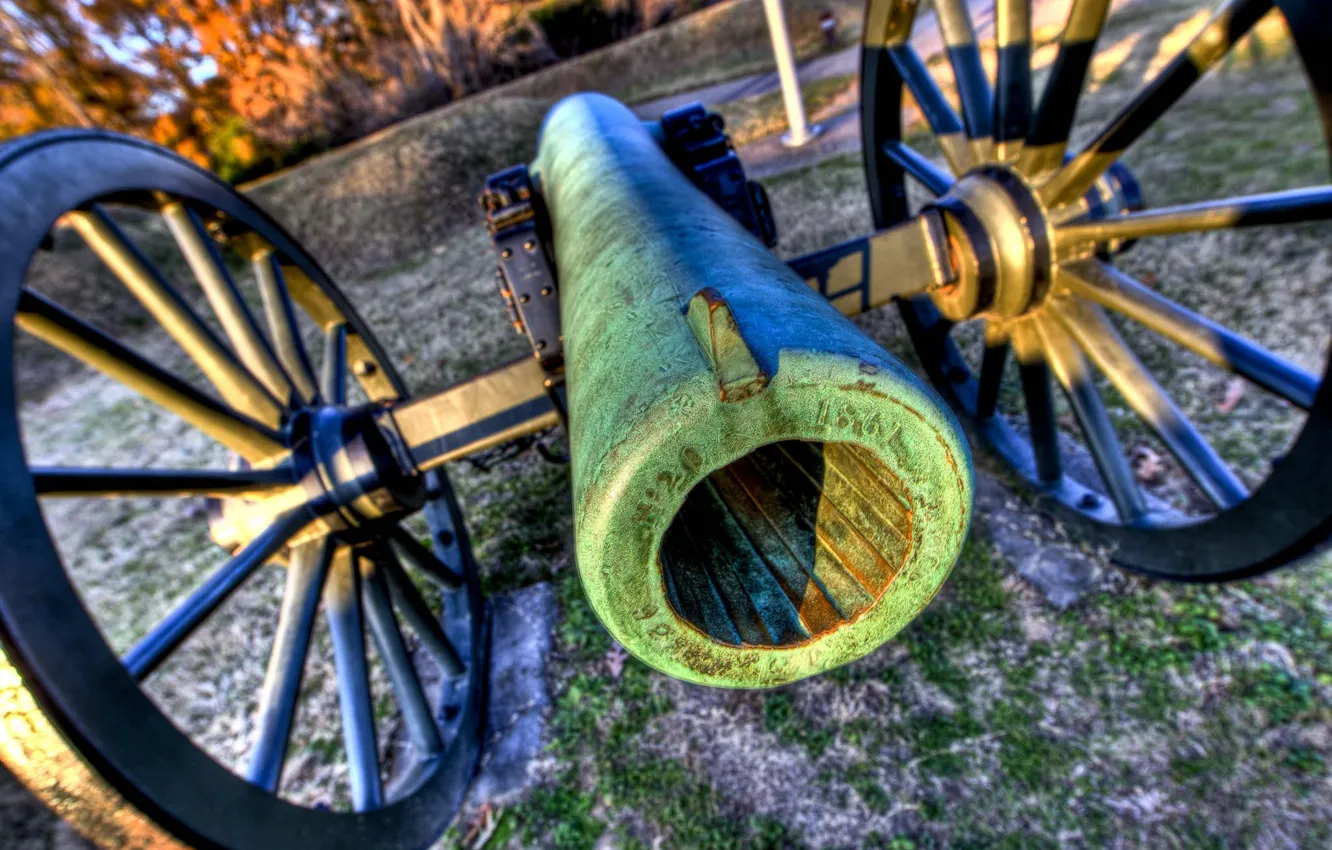 Photo wallpaper background, American, steel, Wheels, cannon, artillery, civil war cannon, gun barrel