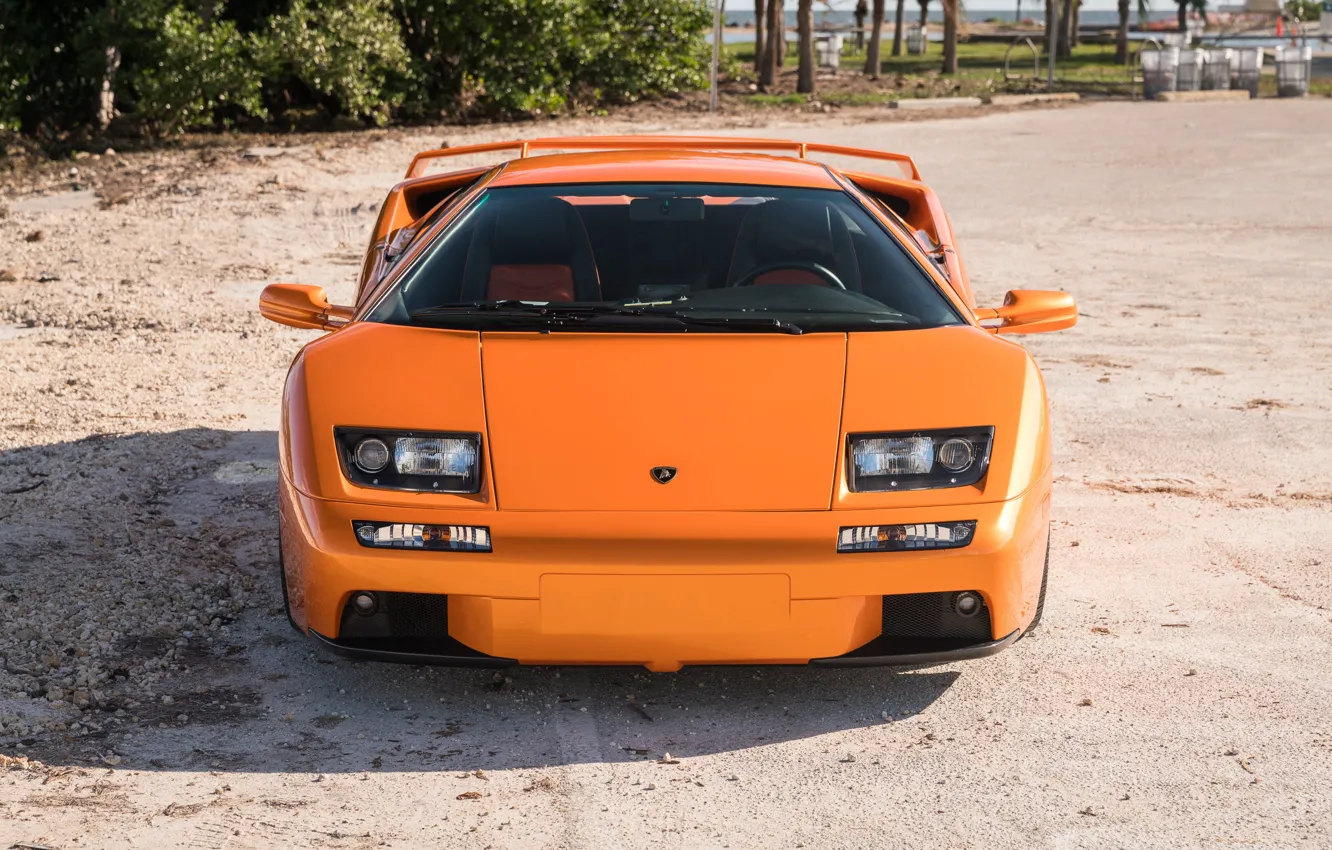 Wallpaper Lamborghini, supercar, Diablo, front view, Lamborghini Diablo ...