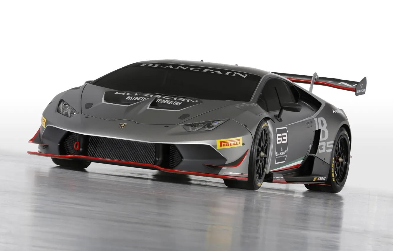 Photo wallpaper Lamborghini, Super Trophy, 2015, Huracan, LP-620-2