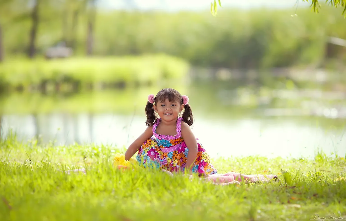 Photo wallpaper summer, light, mood, girl