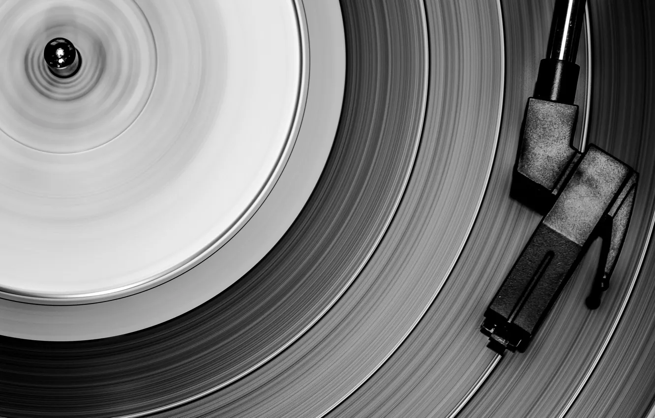 Photo wallpaper Music, vintage, vinyl