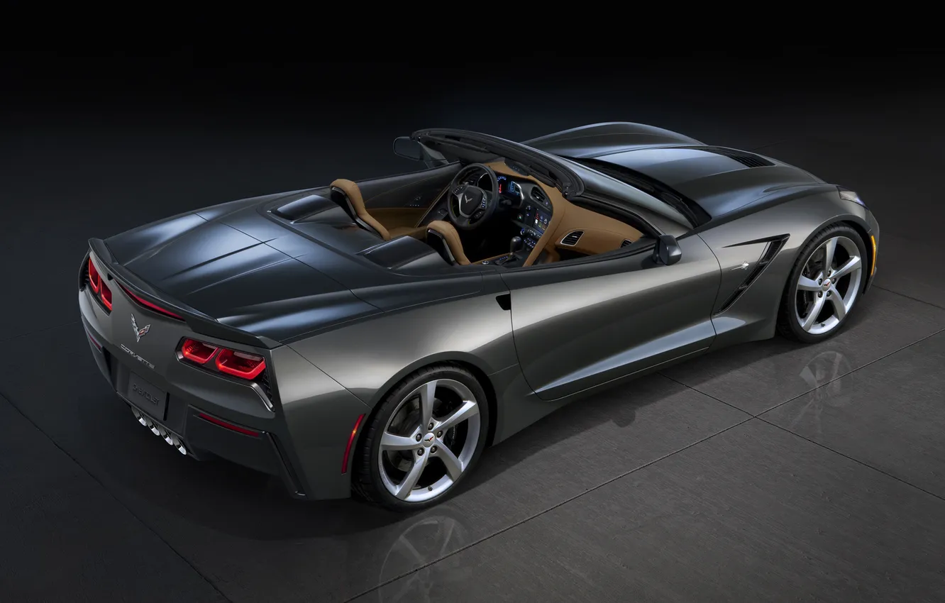 Photo wallpaper Corvette, Chevrolet, convertible, car, Convertible, Stingray