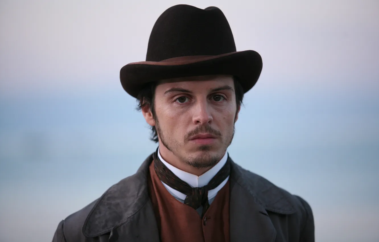 Photo wallpaper hat, the series, cowboy, Sherlock, Sherlock, Jim Moriarty, Jim Moriarty, Andrew Scott