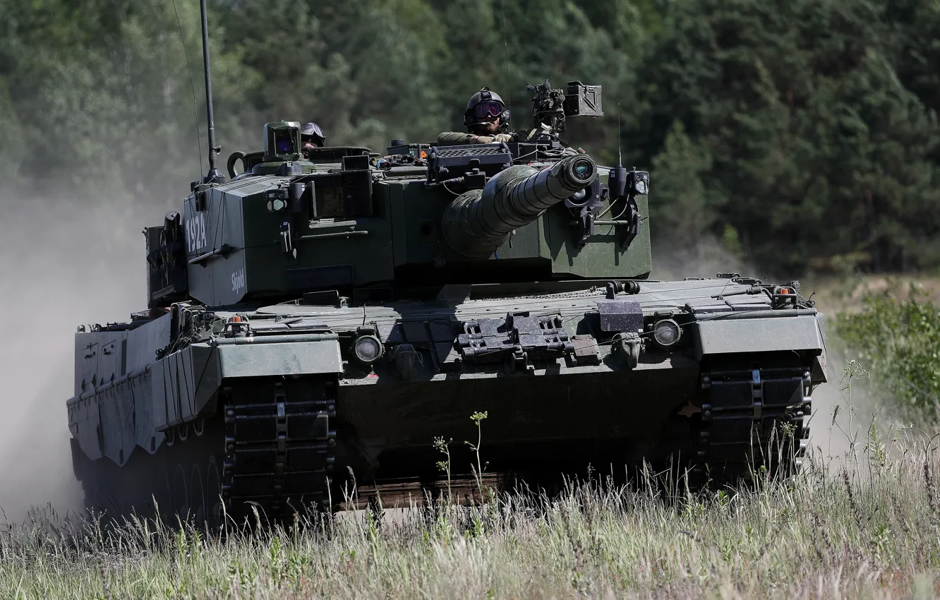 Photo wallpaper Tank, Germany, Germany, Leopard 2A4, Bundeswehr, Tank Troops