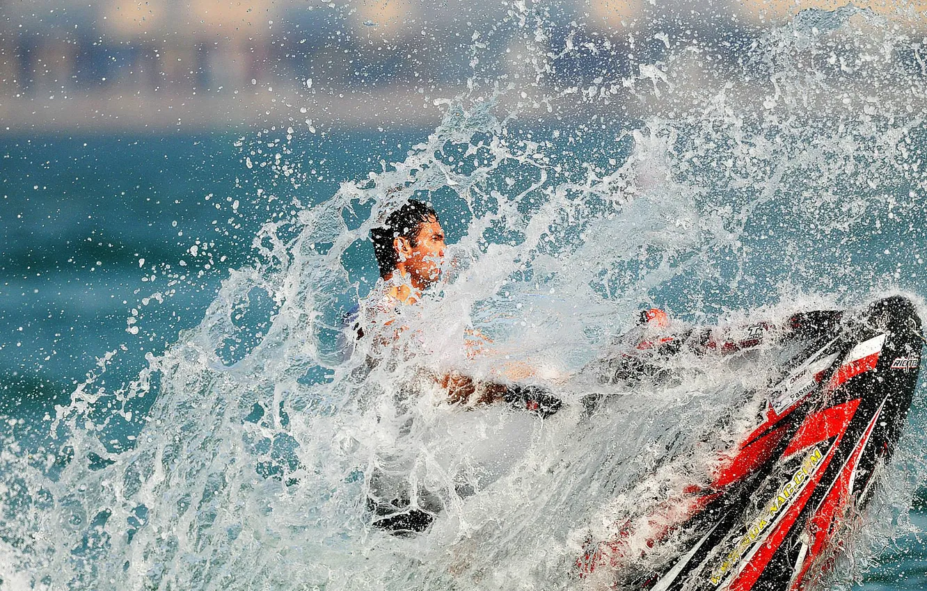 Photo wallpaper race, boat, speed