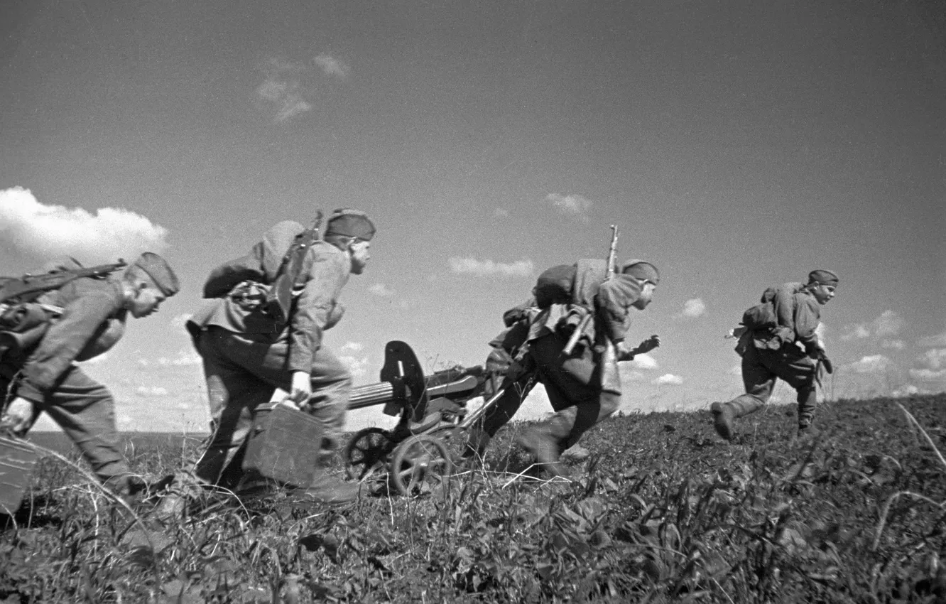 Photo wallpaper The battle of Kursk, The Great Patriotic War, military photos
