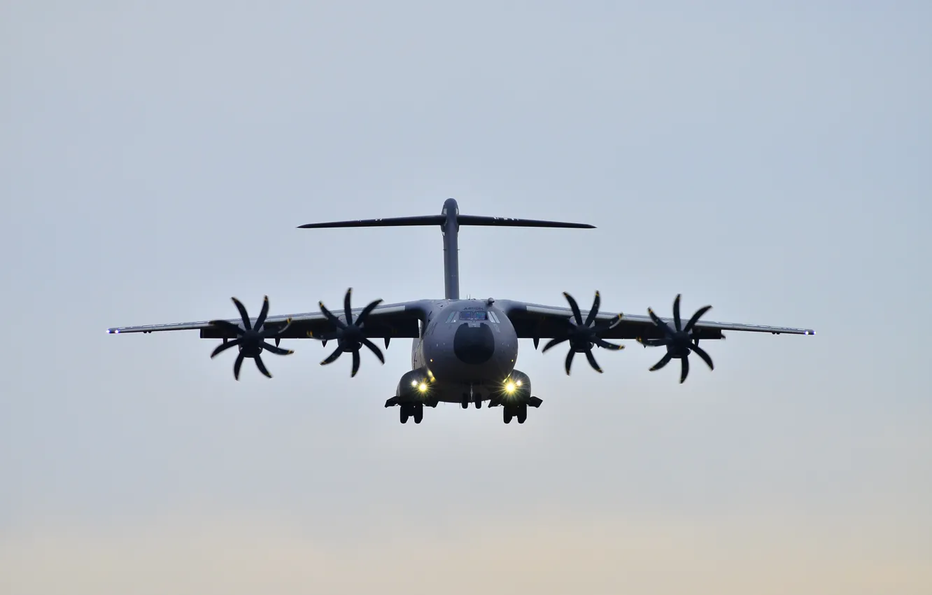 Photo wallpaper military, airplane, aviation, Airbus, A400 M, Transportation