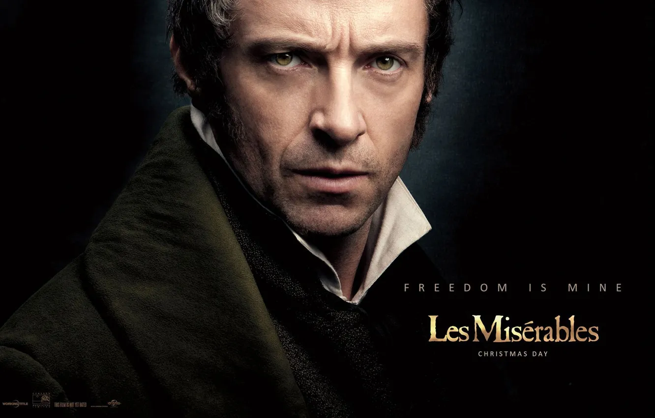 Photo wallpaper wallpaper, Hugh Jackman, wallpapers, films, movie, Les Misérables, Les Miserables, Jean Valjean