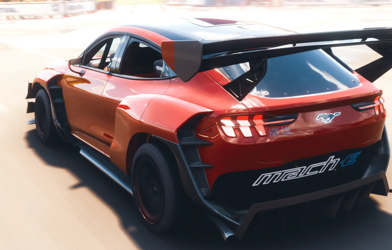 Photo wallpaper Ford, forza 5, Ford Mustang Mach-E, Forza Horizon 5