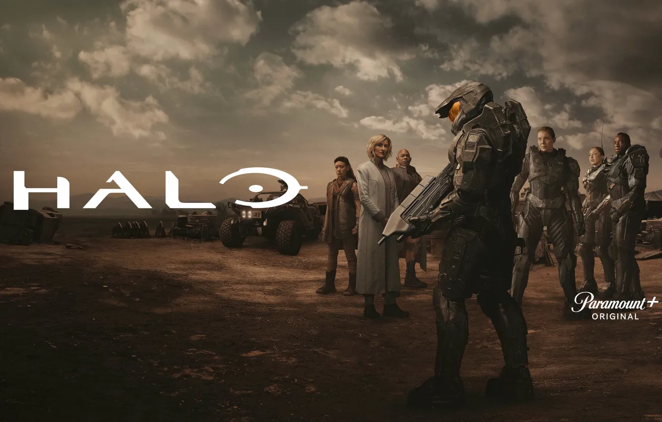 Photo wallpaper Halo, Paramount Pictures, Master Chief, TV series, Spartans, Kwan ha